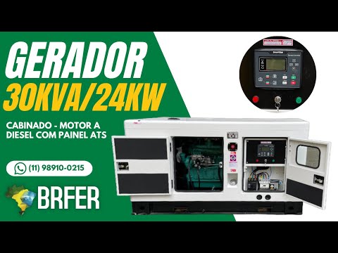 Vídeo: Gerador 30 kVA preço: perguntas e respostas