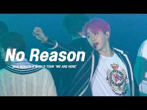190413 MONSTA X WORLD TOUR ‘WE ARE HERE’ IN SEOUL - No Reason 원호 focus (4K)
