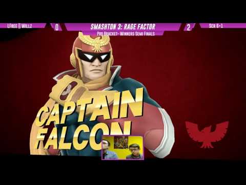 Smashton 3 Winners Semis: LC | Willz (Cloud/Falcon) vs SCR7 (Diddy/Fox)