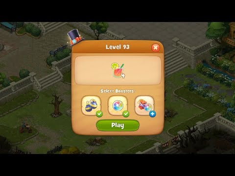 Gardenscapes Level 93 HD 1080p