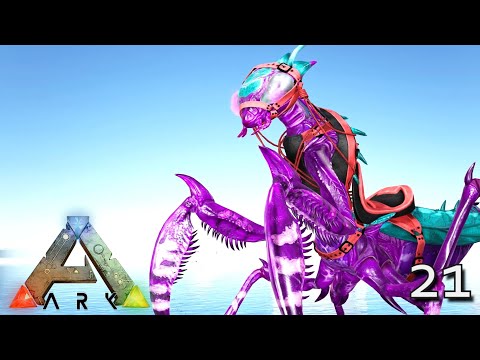 BASE BUILDING BEGINS & FABLED MANTIS !!! ARK: SURVIVAL EVOLVED ARK MODDED PRIMAL FEAR TALAMH E21