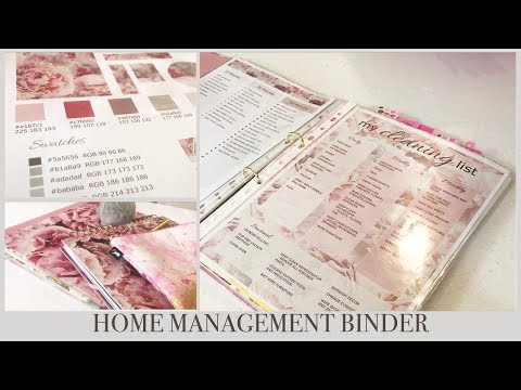HOME MANAGEMENT BINDER 2018 Video