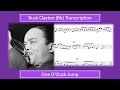 Buck Clayton – One O'Clock Jump (Bb) Transcription