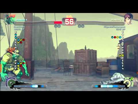 SSF4 Rank Match  daeddook (BL)  vs  NigawaNanangam (FE)