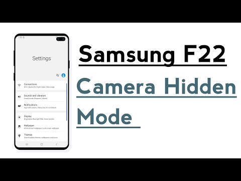 Samsung F22 Camera Hidden Mode