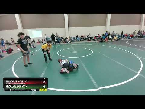 58-61 Lbs Cons. Round 2 - Jackson Magnusen, Waco Wrestling Academy Vs Braxton Serrano, Stout Wrest