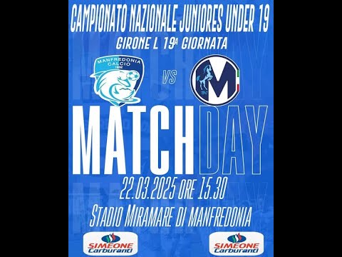 Manfredonia Calcio 1932 - Martina Calcio 1947 (U19 Naz) MatchAnalysis AA2 Minervini (Molfetta)