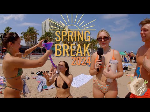 8k 3D Spring Break 2024 Las Olas Beach Ft Lauderdale Immersive Spatial Experience