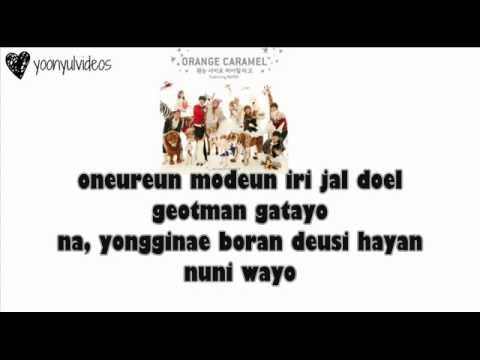 Orange Caramel ft. NU'EST- Dashing through the Snow in High Heels LYRICS [Rom/Han/Eng]