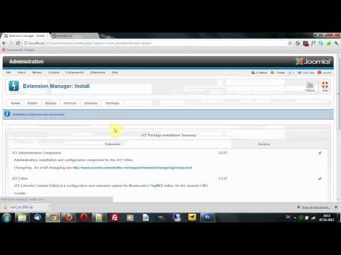comment installer jce dans joomla 2.5