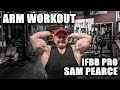 Ifbb Pro - Sam Pearce - ARM WORKOUT - Training Video - Bodybuilder - Tricep Workout - Bicep Workout