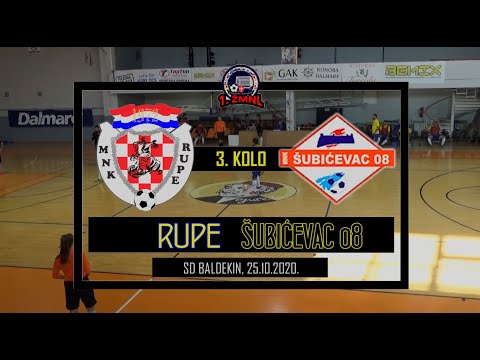 ŽMNL: RUPE - ŠUBIĆEVAC 08 1:1, 25.10.2020.