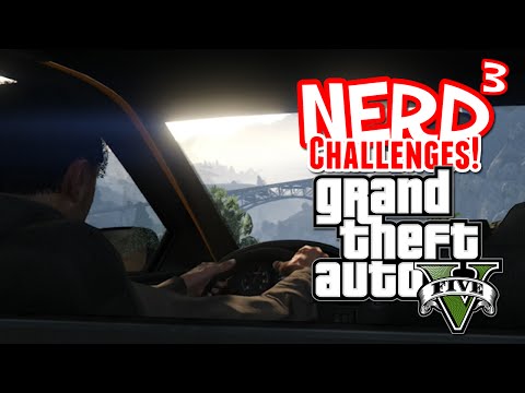 Nerd³ Challenges! Survive a Taxi Ride - GTA V