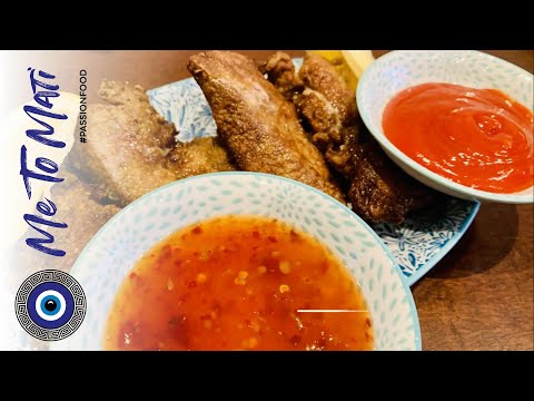 Fried beef liver recipe ( Sikotakia tiganita ), the...