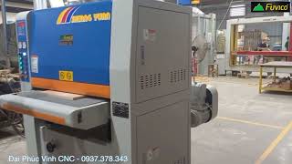 Máy chà nhám thùng 9 tấc Đài Loan SYC-3760RP, kỹ thuật vạch phấn để test máy