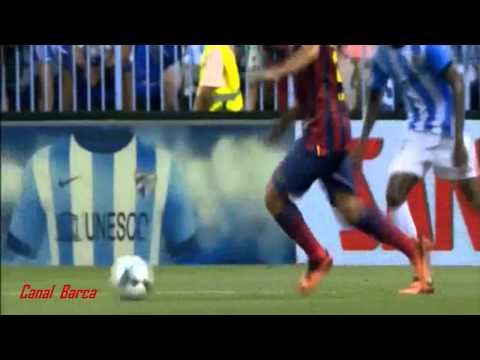 Malaga Vs Barcelona (0-1) Golazo de Adriano