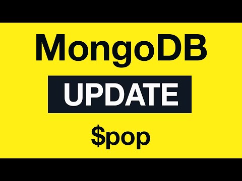 MongoDB Update Queries 17 pop