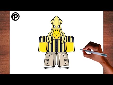 How To Draw Roblox Squid Kid From 99 Nights Step By Step