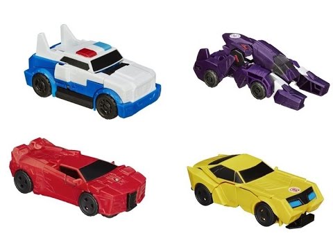 Transformer RID 1-Step Changers: Bumblebee, Strongarm, Sideswipe, & Underbite