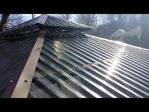 DIY Polycarbonate Gazebo Roof Follow up How to.