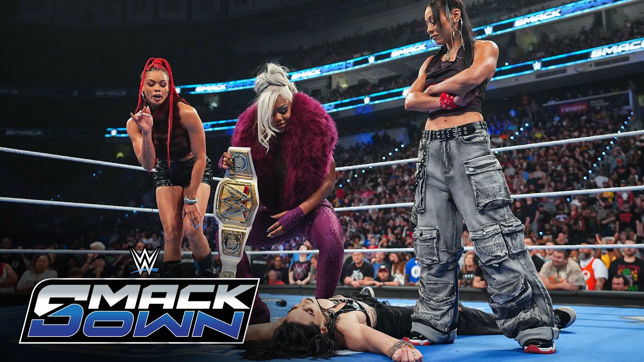 Jade Cargill, Michin & B-Fab beat down Rhea Ripley: SmackDown highlights, March 20, 2026