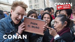 Conan’s Border Wall Pledge Drive