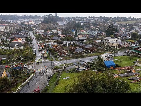 Video Thumbnail: Tornado leaves trail of destruction in Puerto Varas