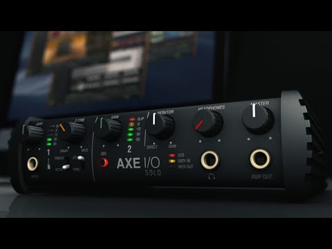AXE I/O SOLO - Best-in-class guitar recording starts here