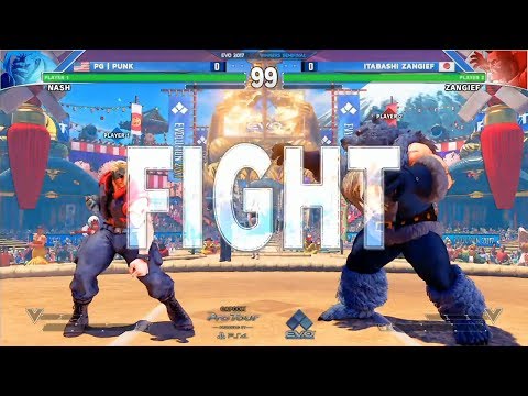 SFV: PG Punk vs DNG Itabashi Zangief - EVO 2017 Top 8 - CPT2017