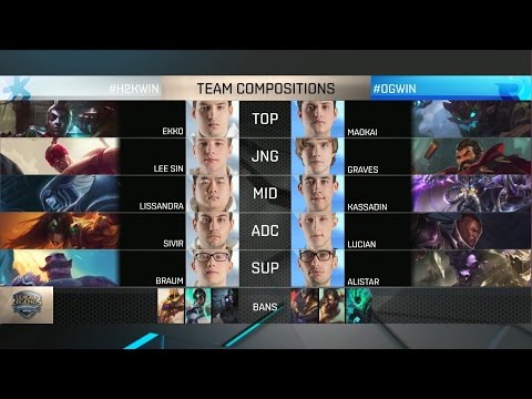 H2K vs OG Highlights - H2K vs ORIGEN Game 3 - EU LCS Playoffs - SPRING 2016 Semifinal #1