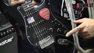 Video thumbnail for Fender American Special Strat HSS RW BLK by Musik Schmidt