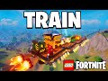 How To Make A WORKING TRAIN in LEGO Fortnite.. (FAST TRAVEL)
