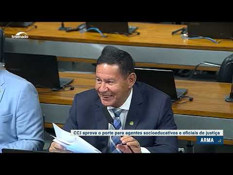 CCJ aprova porte de arma para agentes socioeducativos e oficiais de justiça