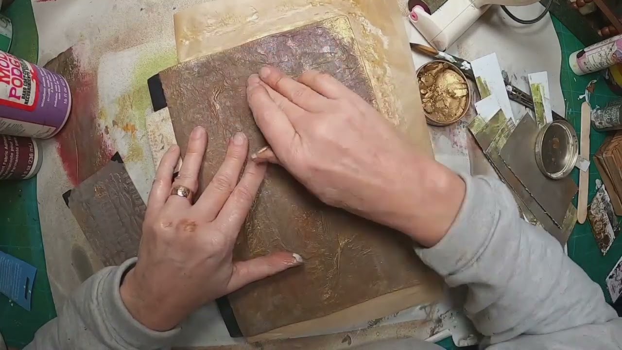 Altered Composition Notebook - Double -Two notebooks to create a Grungy Journal