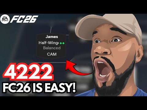 THIS TACTIC MADE DEFENDING VERY EASY! 🔥 FC26 4222 CUSTOM TACTICS