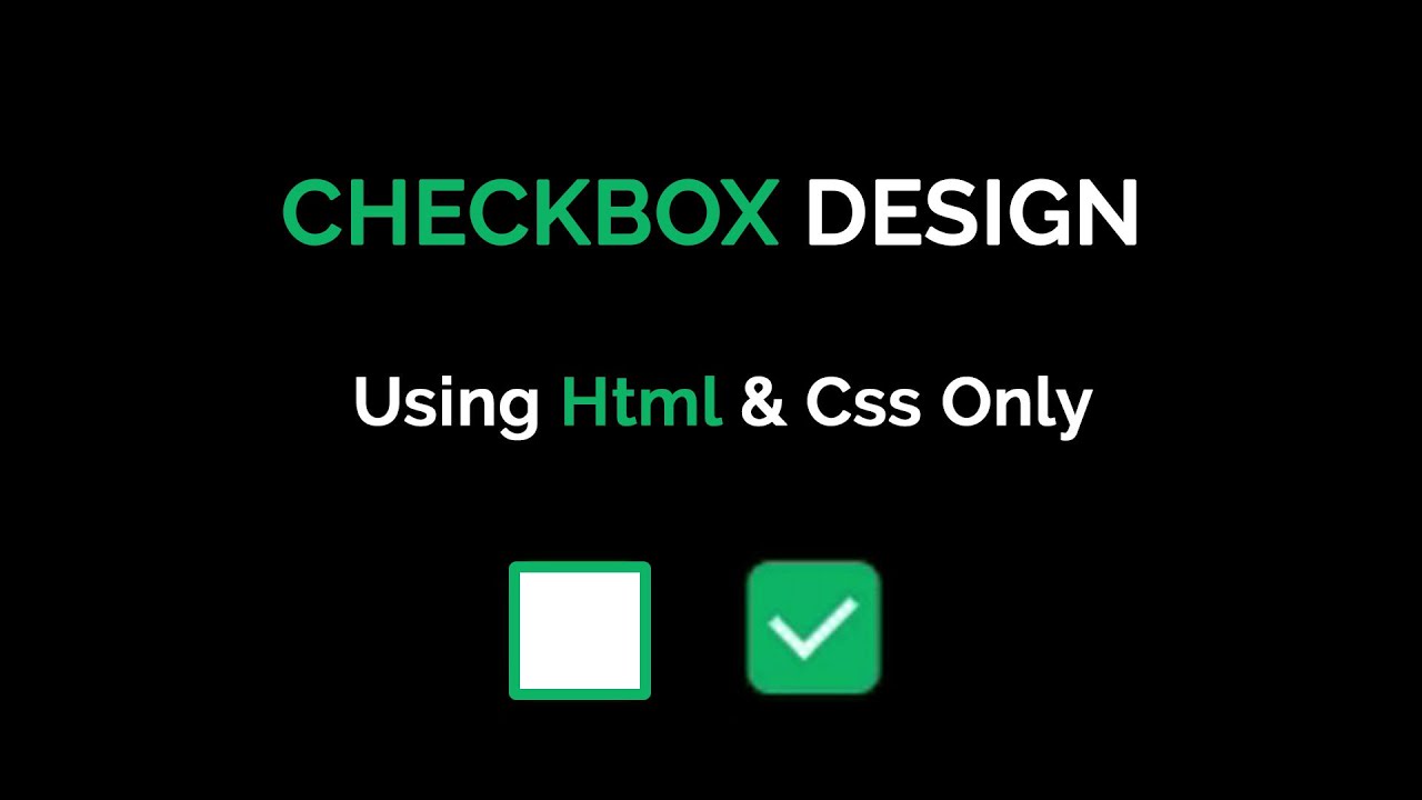 How To Make Custom Checkbox Design Using HTML & CSS | Custom Checkbox Design | Code4Education