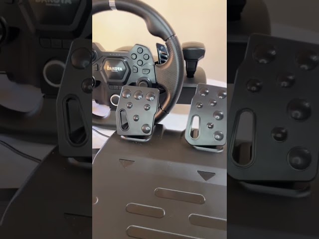 Vídeo relacionado con Volante de carreras, volante de coche USB para Switch para Xbox 360 para PS4 para PS3 PC, juego de pedales de volante de carreras 7 en 1, simulador de conducción (3 en 1)