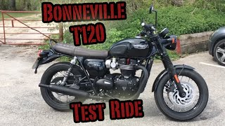 Triumph Bonneville T120 Black Test Ride