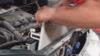 1998-2003 Toyota Sienna A/C condenser, and accumulator