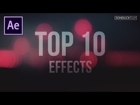 Top 10 Best Effects in After Effects Video