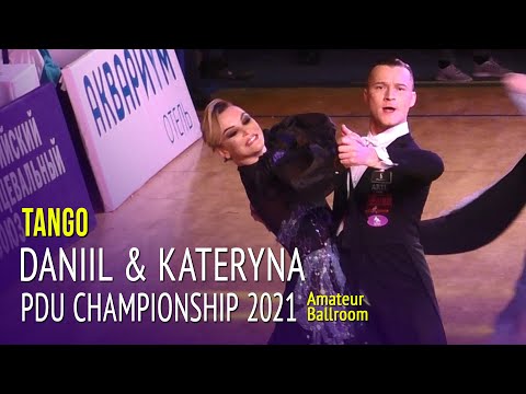 Tango = Daniil Ulanov & Kateryna Isakovych = 2021 RDU Championship Amateur Ballroom