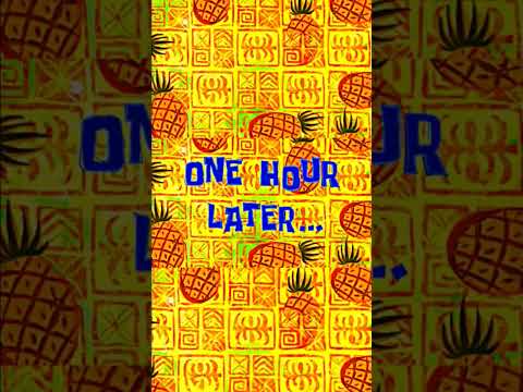 #shorts #spongbob "One Hour⏳ Later" - Spongebob Time Cards🔥Sound Effect🔊👍🏻No Copyright Strike