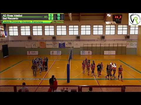 Cadete  Primera Division feminina Ad Rivas Verde  x  Sad Recuerdo