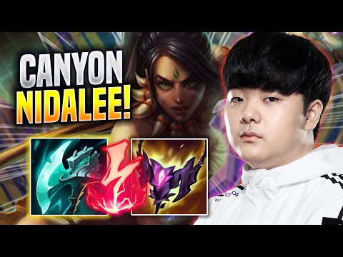 CANYON CRAZY GAME WITH NIDALEE! - DK Canyon Plays Nidalee JUNGLE vs Elise! | Season 2023