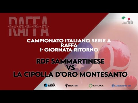 RDF SAMMARTINESE VS LA CIPOLLA D'ORO MONTESANTO - Campionato Raffa Serie A - 10° Giornata