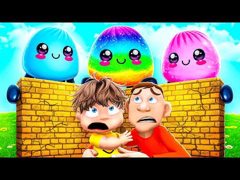 Build to Survive EVIL SQUISHY DUMPLINGS in Whos Your Daddy!