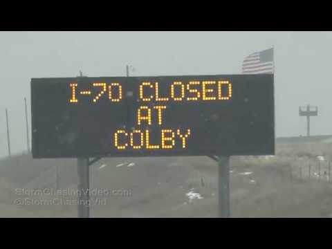 Oakley, KS Blizzard Conditions - 1/22/2019