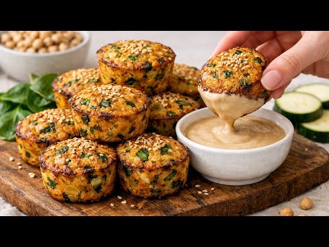I Didn’t Expect Chickpeas to Make Such Good Muffins! Easy Recipe!