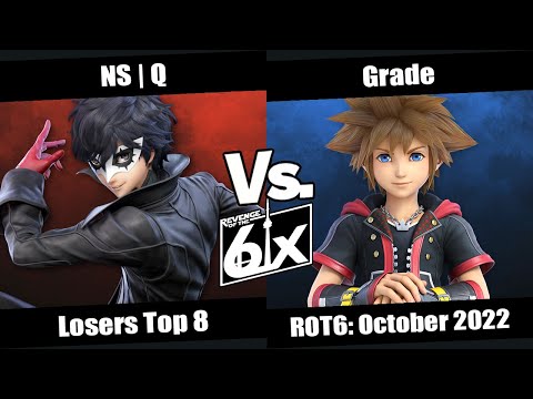 ROT6 October Losers Top 8 - NS | Q (Joker) vs Grade (Sora) SSBU Singles