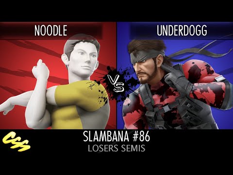 [Slambana #86] Losers Semis: NOODLE (Wii Fit Trainer) vs. underdogg (Snake)